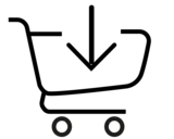 Icon eines Einkaufswagens.