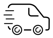 Icon eines Lieferwagens für den Begriff Lieferantendaten.
