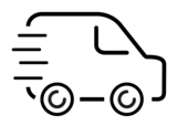 Icon eines Lieferwagens für den Begriff Lieferantendaten.